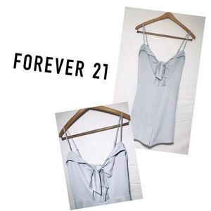 FOREVER 21 Baby Blue Romper size medium